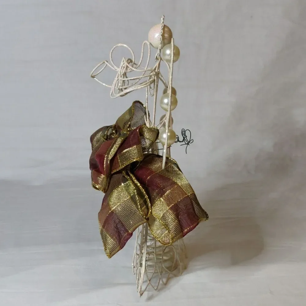 Music‎ Making Angel with Faux Pearl Accents